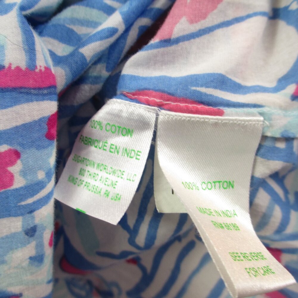 Lilly Pulitzer Red Right Return Button Down Shirt - image 5